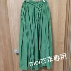 専用 IDÉE pool いろいろの服 ギャザーエプロン ivy greenのサムネイル
