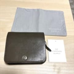 スタンダードサプライ　グレー　二つ折り財布