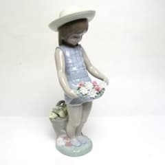 リヤドロLLADRO スカートに花いっぱい 美品 - メルカリ