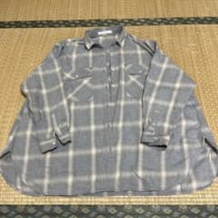 AMERICAN HOLIC チェック柄 長袖シャツ グレー Mのサムネイル