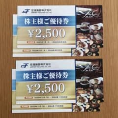 8割引】空港施設（株）株主様ご優待券　ブルーコーナーのサムネイル