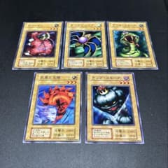 遊戯王OCG 初期カード 5枚セット　まとめ売りのサムネイル