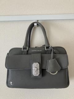 クリスマス限定価格】 美品 A.D.M.J. アールデコモチーフ23㎝ボストン 