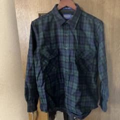 pendleton ウールシャツ　グリーンチェックのサムネイル