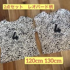 ZARA レオパード柄 Tシャツ 2枚セット 120cm 130cm キッズのサムネイル