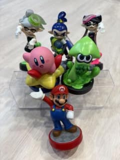 amiiboフィギュア まとめ売り　マリオ、スプラトゥーン、カービィetc... amiibo スプラトゥーン マリオ カービィ フィギュア 6体セット - メルカリ