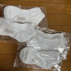 白靴下　5足セットのサムネイル