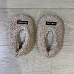 ルームシューズ 13-15cm tete a tete ボア ベージュのサムネイル