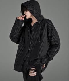 【ADRER】 over size shirt parker ストライプのサムネイル