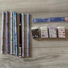 子ども用文具セット 鉛筆と消しゴムと定規のサムネイル