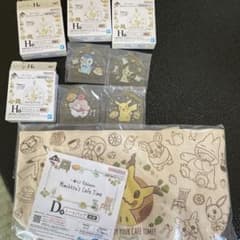 一番くじ ポケモンミミッキュカフェタイムD賞＆H賞のサムネイル