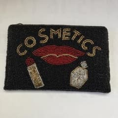 化粧ポーチ　ビーズ刺繍のサムネイル
