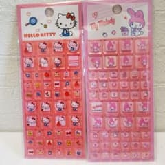【正規品】サンリオ ハローキティ マイメロディ タイルシール 2枚セットのサムネイル