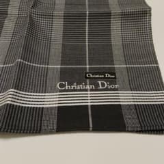 Christian Dior チェック柄 綿ハンカチのサムネイル