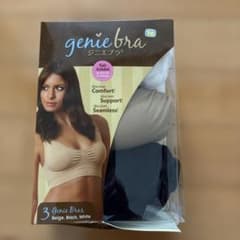genie bra 3つセット ベージュ 黒 白 4Lのサムネイル