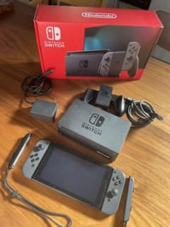 Nintendo Switch 本体　グレー　ジャンク品のサムネイル