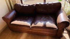 LAURA ASHLEY】ローラアシュレイ バージェス 総革 2シーターソファ