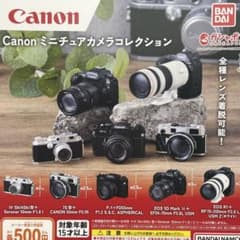バンダイ　Canon ミニチュアカメラコレクション 全5種フルセットのサムネイル