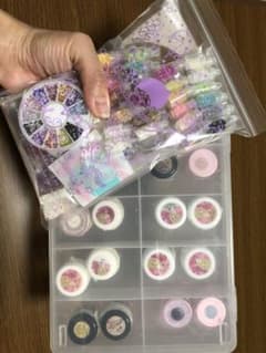 カラージェル19個 パーツ54個セットのサムネイル