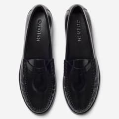 CUEREN DIJON 01 PENNY LOAFERレザーローファー 黒