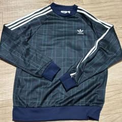adidas オリジナルス チェック柄 長袖 ジャージ トップスのサムネイル