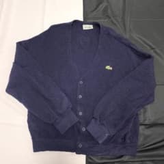 ラコステ　CHEMISE LACOSTE カーディガン ネイビー フランス製のサムネイル