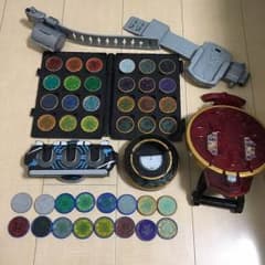 仮面ライダーオーズ変身ベルトオーズドライバー★オーメダル他40枚★タジャスピナーのサムネイル