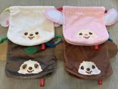 モンチッチ巾着袋 4個セットのサムネイル
