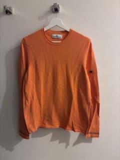 STONE ISLAND オレンジ グラデーション 長袖カットソー ワッペン無しのサムネイル