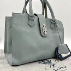 極美品】ADMJ アールデコ ショルダーバッグ 2way ブルー系 レザー 