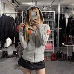 ラルフローレン ジップアップパーカー ビッグポニー パーカー グレー