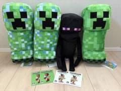 クリーパー超BIGぬいぐるみエンダーマンBIGぬいぐるみ4個セットGiGO限定