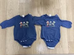 双子　ロンパース　秋冬　futafuta 70のサムネイル