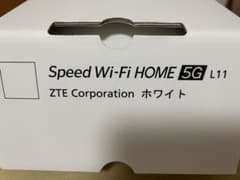 ZTE Speed Wi-Fi HOME 5G L11 ZTR01 ホワイトのサムネイル