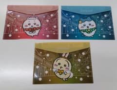 セブンイレブン ちいかわ コラボキャンペーン フラットケース 3枚セットのサムネイル