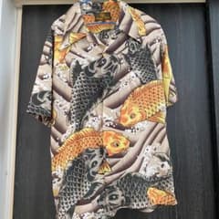 和柄シャツ　鯉のサムネイル