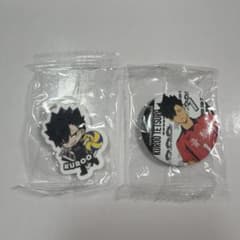 ハイキュー くら寿司 黒尾鉄朗 めじるしチャーム 缶バッジ