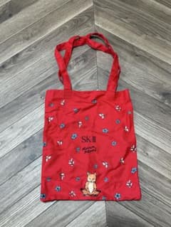 SK-II x Maison Kitsuné エコバッグ レッドのサムネイル