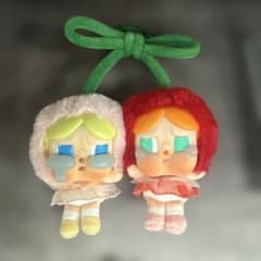 POP MART ぬいぐるみ キーホルダー CRYBABY チェリー 開封済み - 3