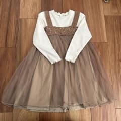 おまめ様専用　ワンピース　120 アプレレクールのサムネイル