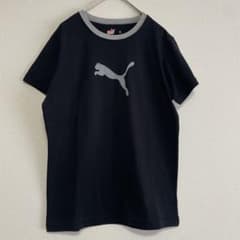PUMA プーマ 半袖Tシャツ レディース L ビッグロゴ サーフ ブラックのサムネイル