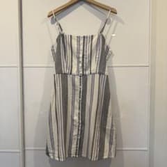 FOREVER 21 ストライプ キャミワンピース (M)のサムネイル