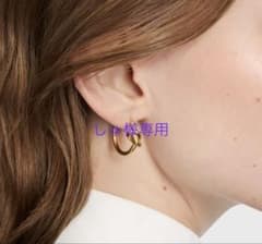 セリーヌ CELINE ノットデザイン ゴールドフープピアス 片耳 - メルカリ