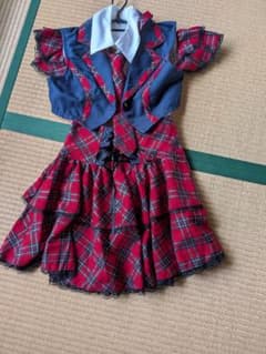 アイドル風チェック柄コスプレ衣装セットのサムネイル