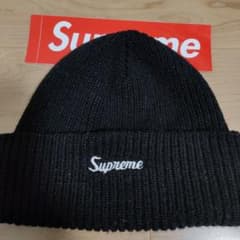 Supreme Loose Gauge Beanie ルーズゲージビーニー　黒のサムネイル