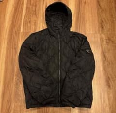 美品 プラダ PRADA キルティング ダウンジャケット SGN460 黒 - メルカリ
