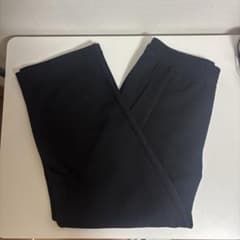 【即購入可】ユニクロC スウェットワイドパンツ/丈長め　ブラックのサムネイル