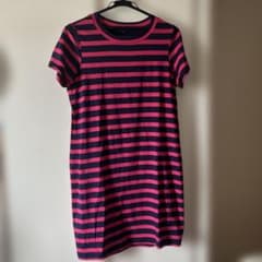 UNIQLO ボーダー Tシャツワンピース Lのサムネイル