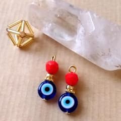 ナザールボンジュウ　ピアス　ノンホールピアスのサムネイル