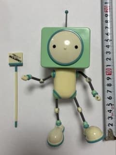 【希少非売品】お掃除ロボット SOJIRO フィギュアと携帯ストラップ おまけ付 - 4